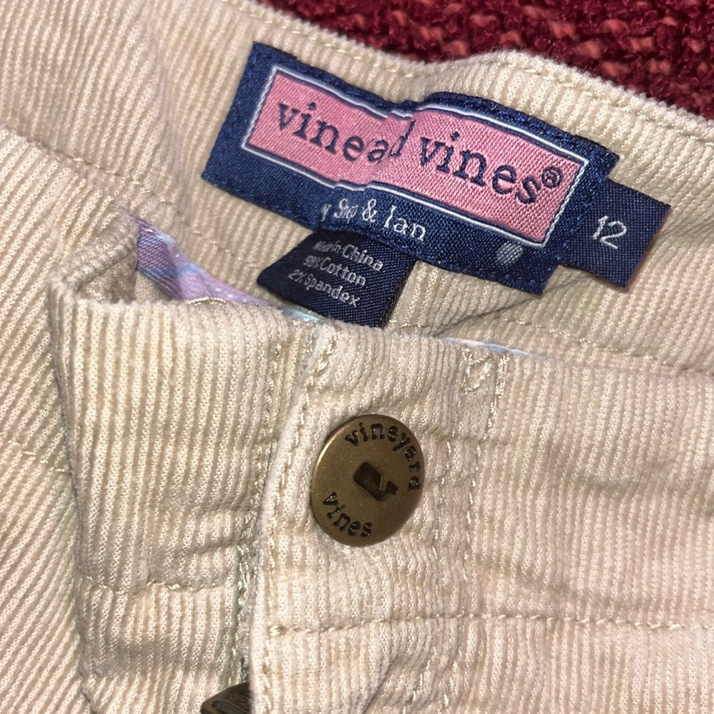 VINEYARD VINES Tan Khaki Corduroy Shorts